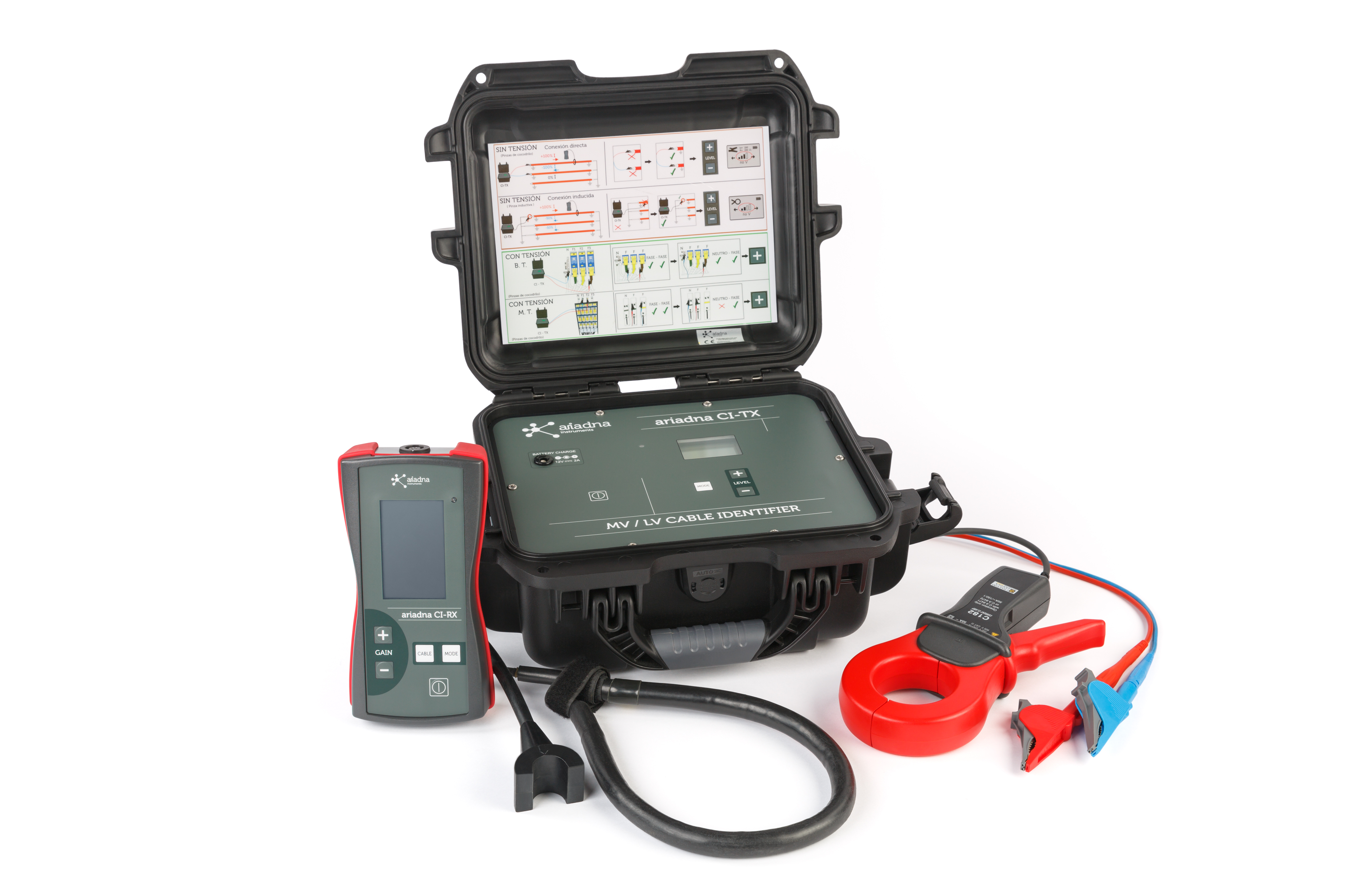 <a href='http://www.tianyi777.com/Cpzx/dianlanceshiyi/ariadna.html'>Ariadna CI</a>中壓及低壓<a href='http://www.tianyi777.com/Cpzx/dianlanceshiyi/ariadnaic1g.html'>電纜識(shí)別儀</a>